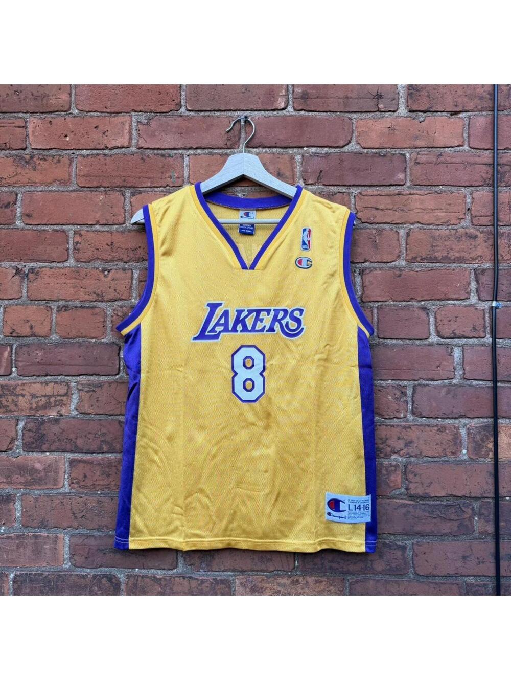 vintage Los Angeles lakers Kobe Bryant champion kids jersey